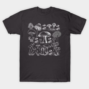 Mushroom Pattern T-Shirt